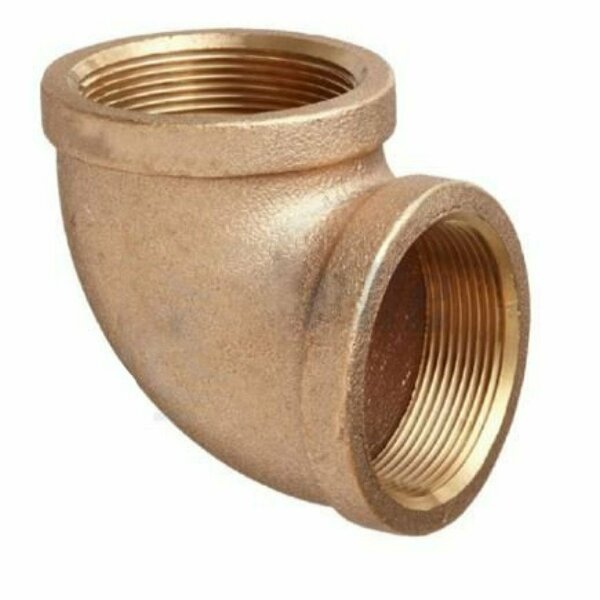 American Imaginations 0.25 in. L-90 Bronze 90 Elbow in Modern Style AI-38444